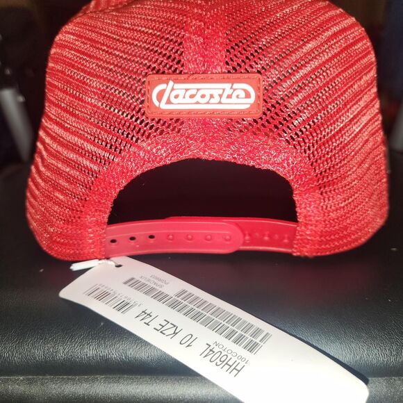 Lacoste-sport Men's Red Hat - Picture 6 of 7